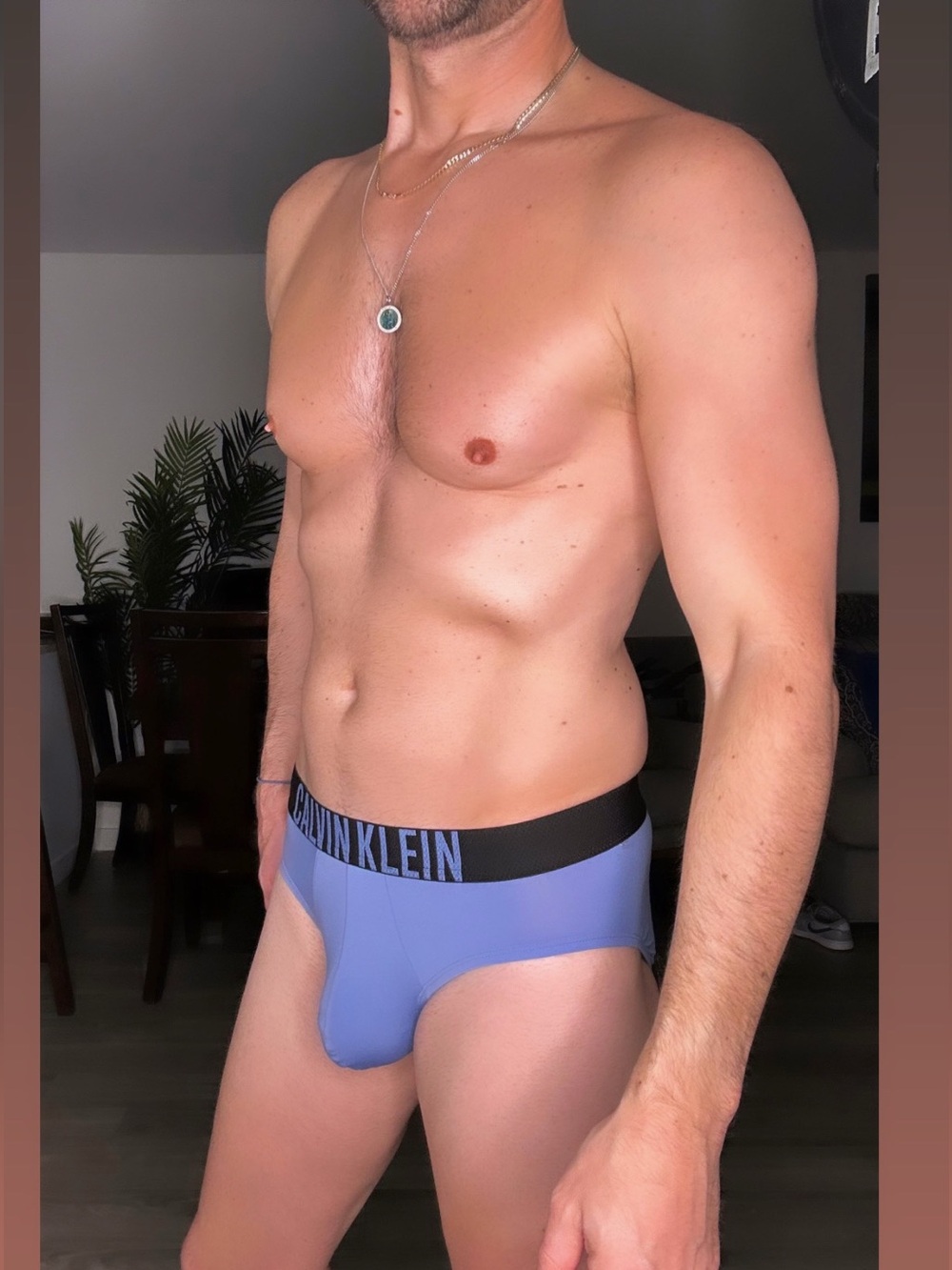 Calvin Klein | Intense Power Motion Low Rise Trunk in Blue Black (Small)